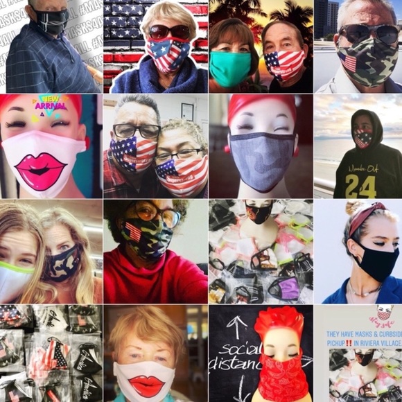 Flag Eagle Protective Reusable Washable Face Mask - Picture 6 of 7